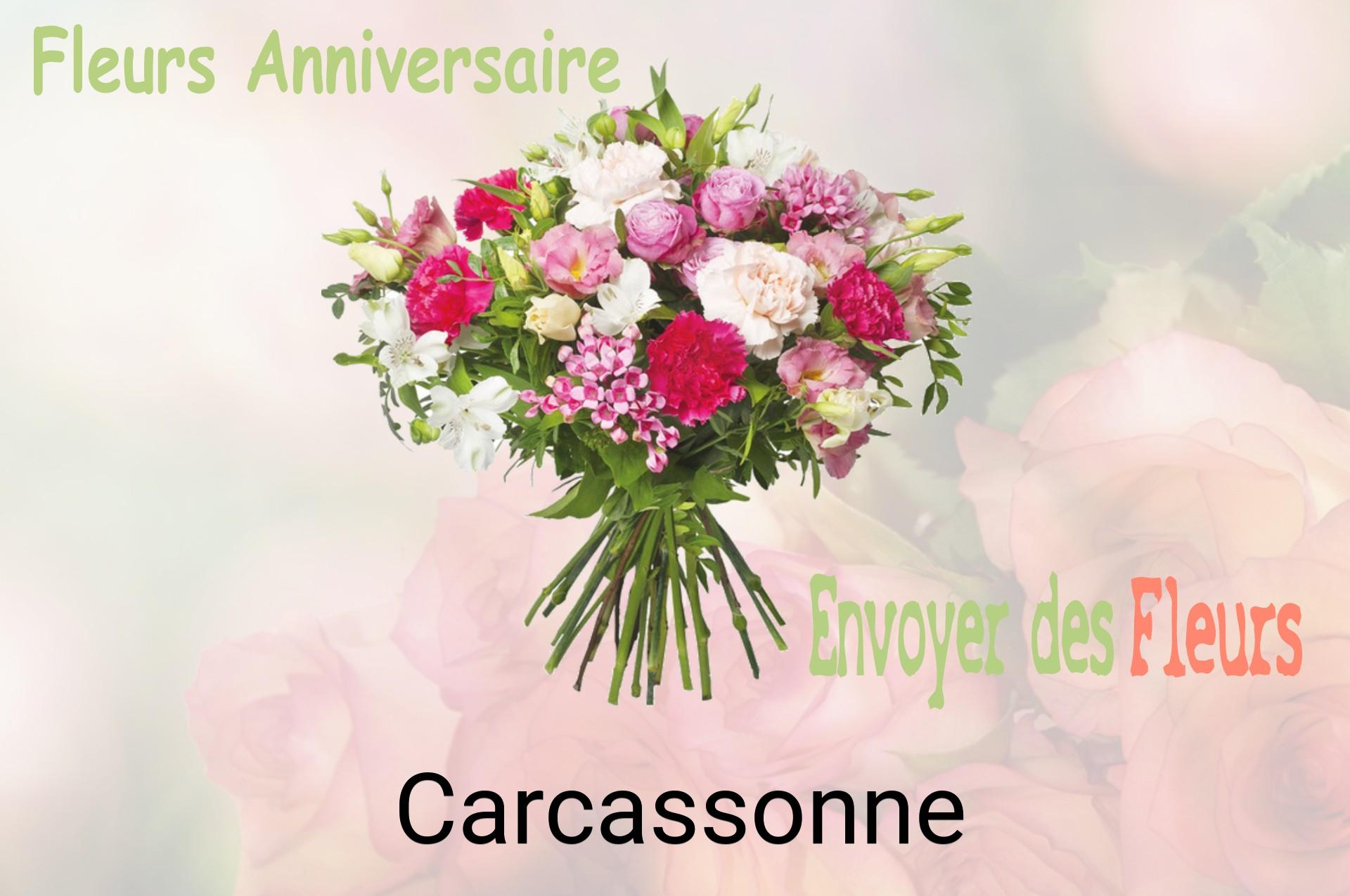 Bouquet de fleurs d’anniversaire livré à Carcassonne