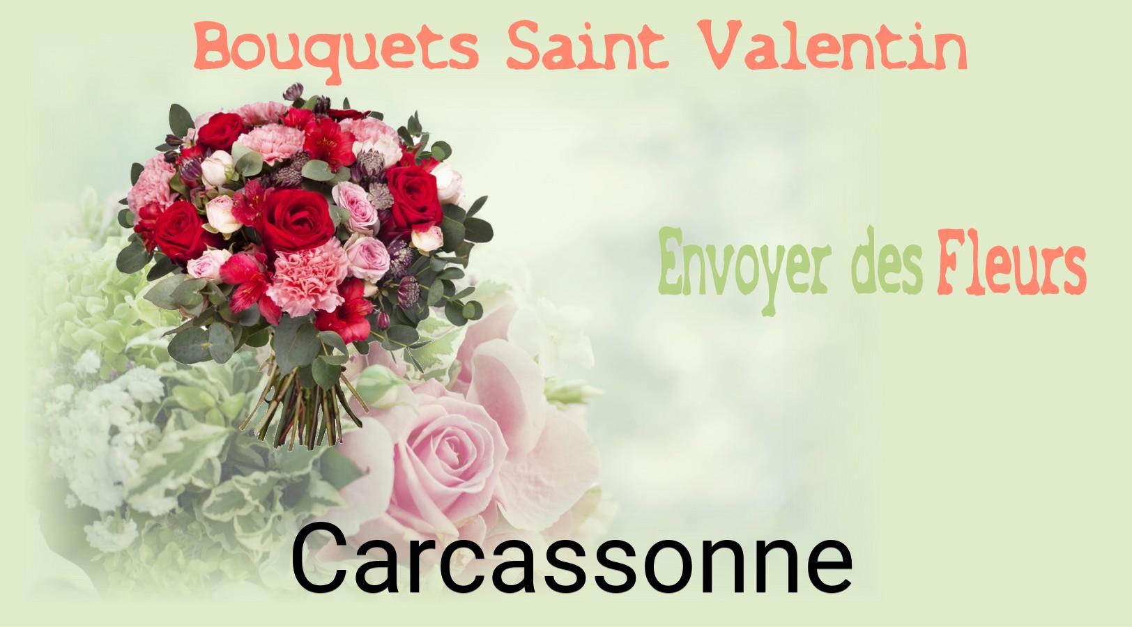 Roses de Saint-Valentin livrées à Carcassonne